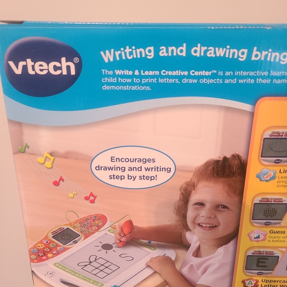 VTech Drawing Board Kids Child Write Creative Activity Learning Writing Toy New - Picture 11 of 12